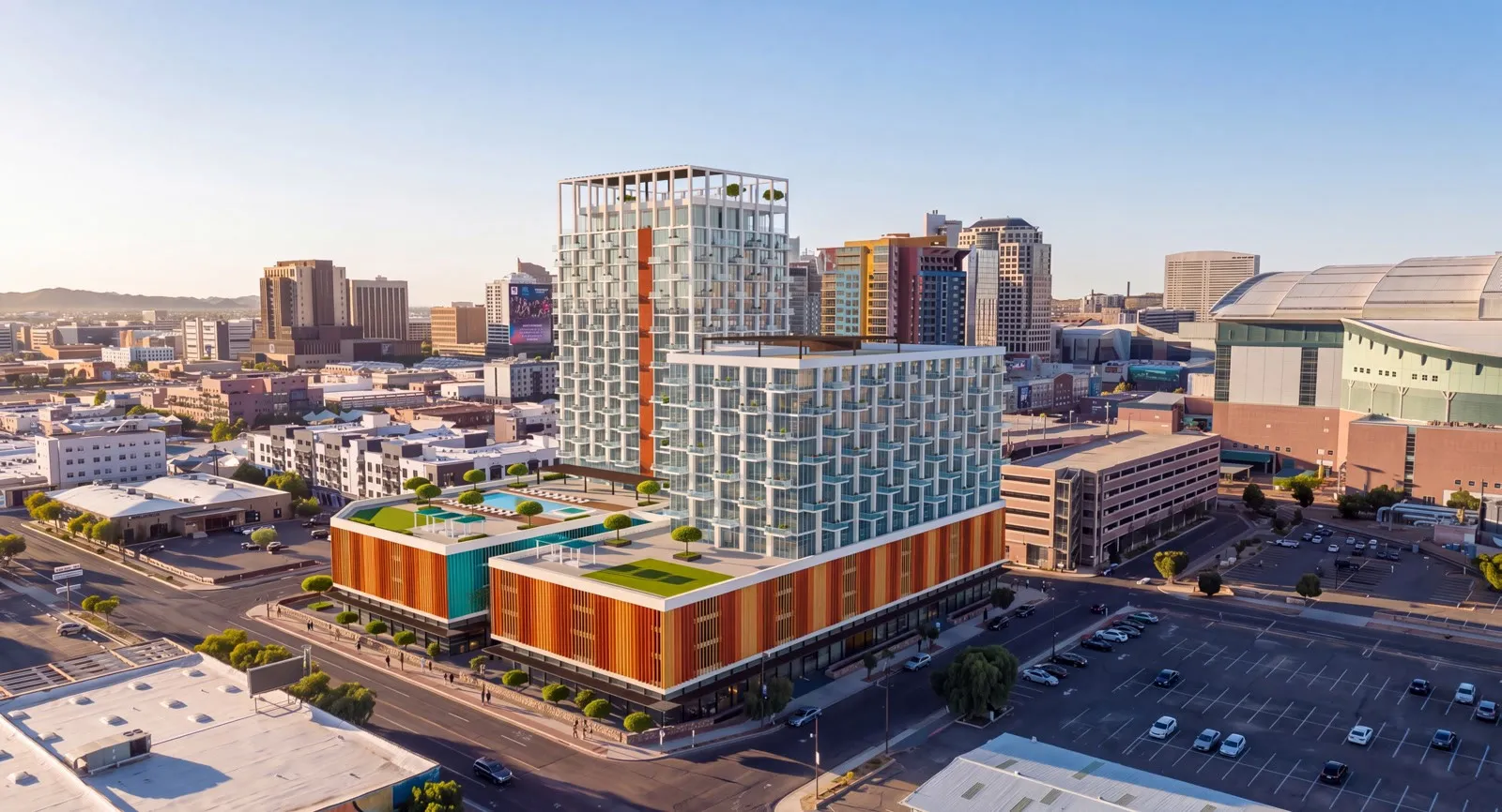 Phoenix concept tower, visualization